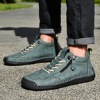 ZAPATOS DE NOBUK CON CREMALLERA PARA HOMBRE
