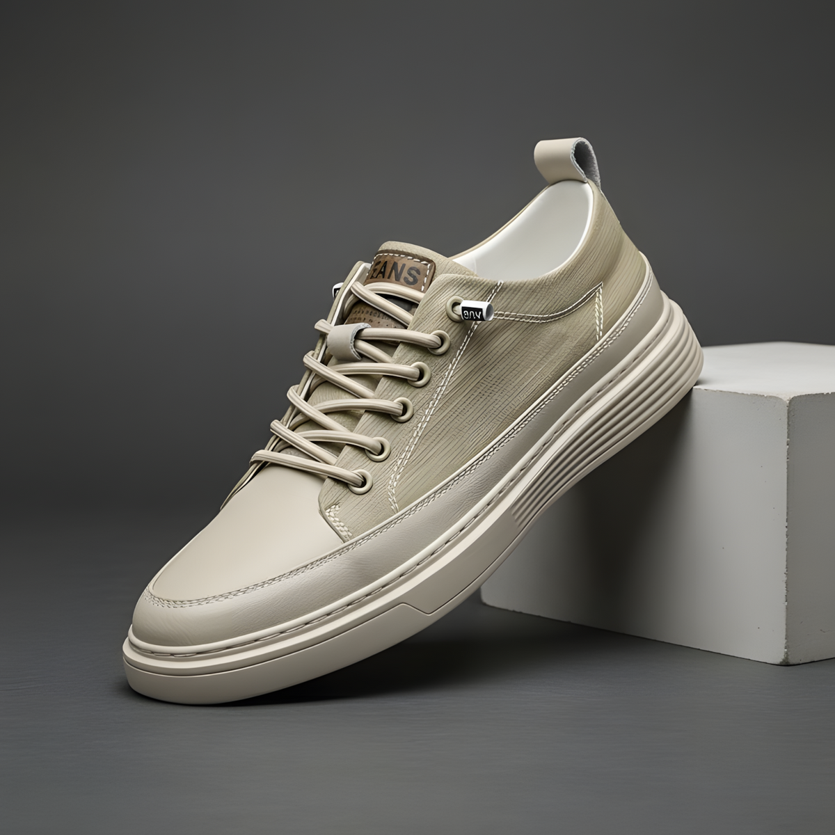 Zapatillas de cuero para hombre