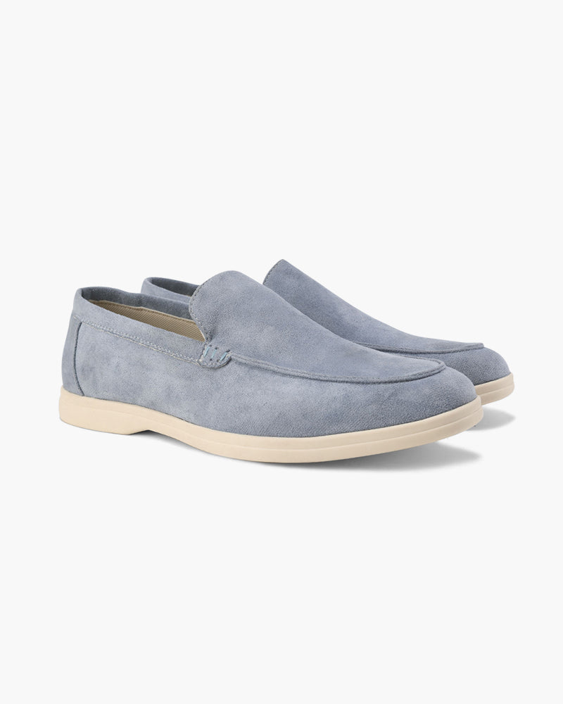 MOCASINES DE CUERO DE ANTE
