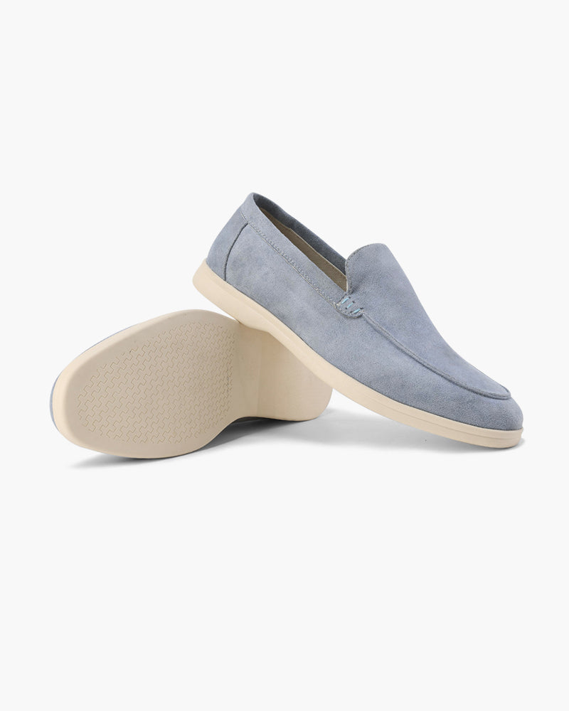 MOCASINES DE CUERO DE ANTE