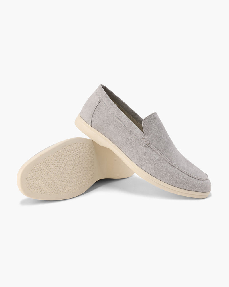 MOCASINES DE CUERO DE ANTE
