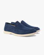 MOCASINES DE CUERO DE ANTE
