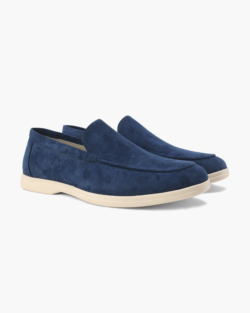 MOCASINES DE CUERO DE ANTE