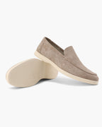 MOCASINES DE CUERO DE ANTE
