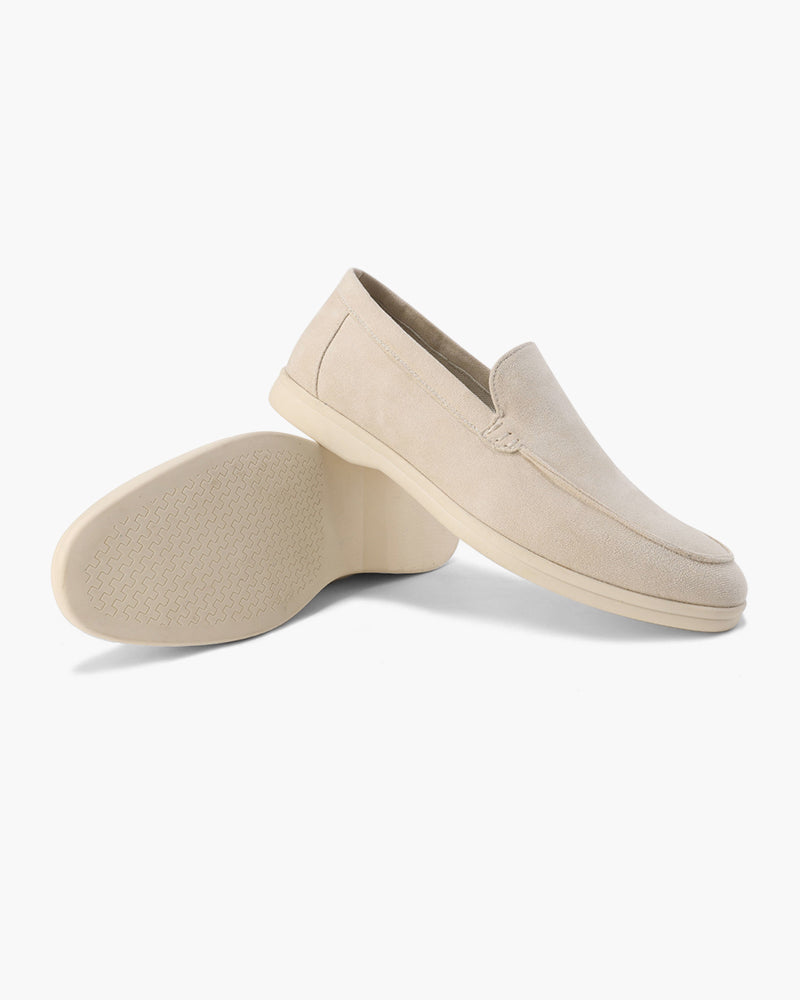 MOCASINES DE CUERO DE ANTE