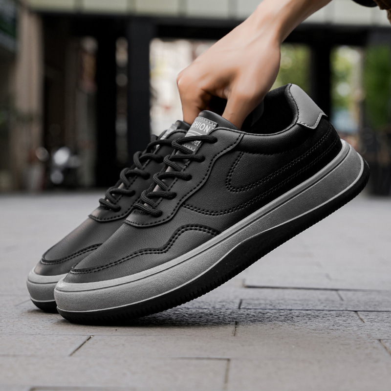 ZAPATILLAS DE CUERO GENUINO