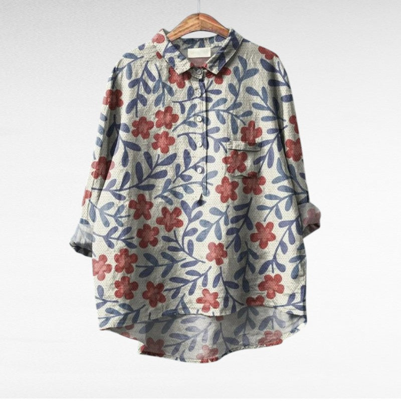 Camisa Elegante con Estampado Émilie (¡1+1 GRATIS!)