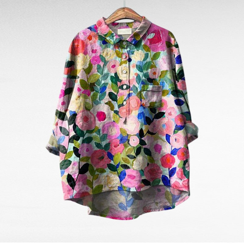 Camisa Elegante con Estampado Émilie (¡1+1 GRATIS!)