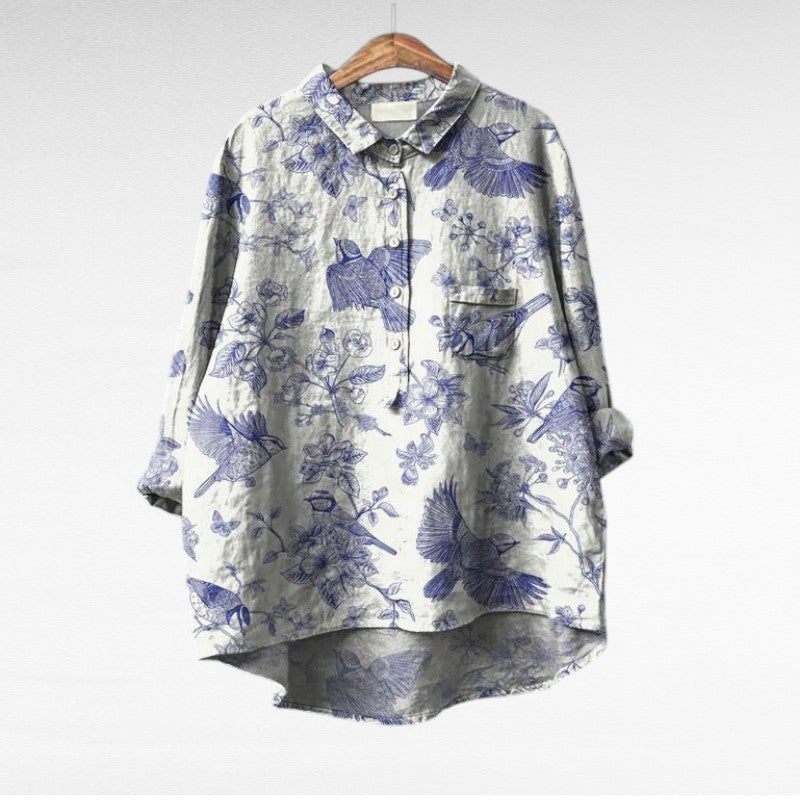 Camisa Elegante con Estampado Émilie (¡1+1 GRATIS!)