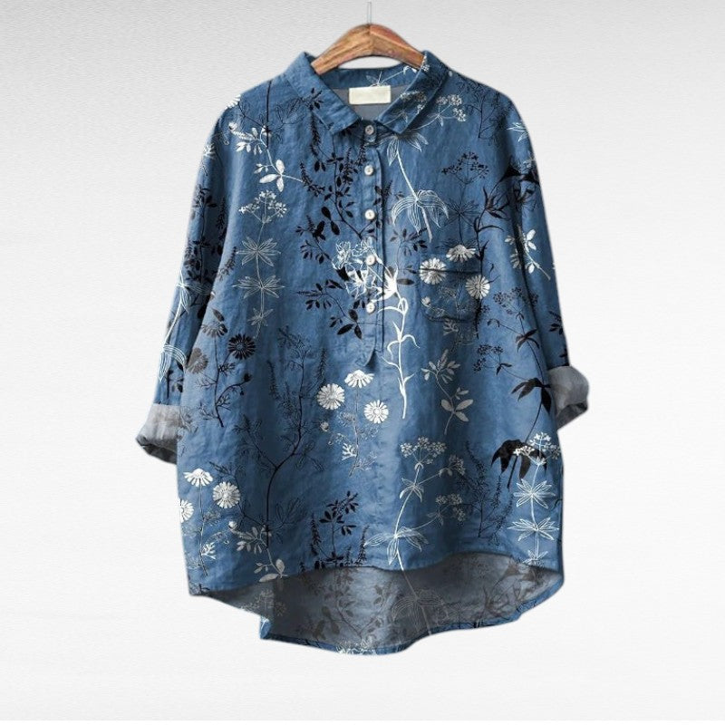 Camisa Elegante con Estampado Émilie (¡1+1 GRATIS!)