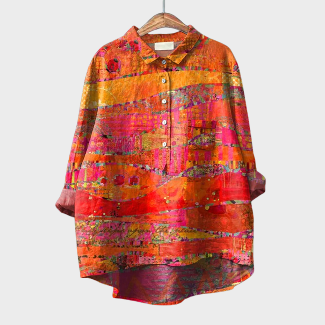 Camisa Elegante con Estampado Émilie (¡1+1 GRATIS!)