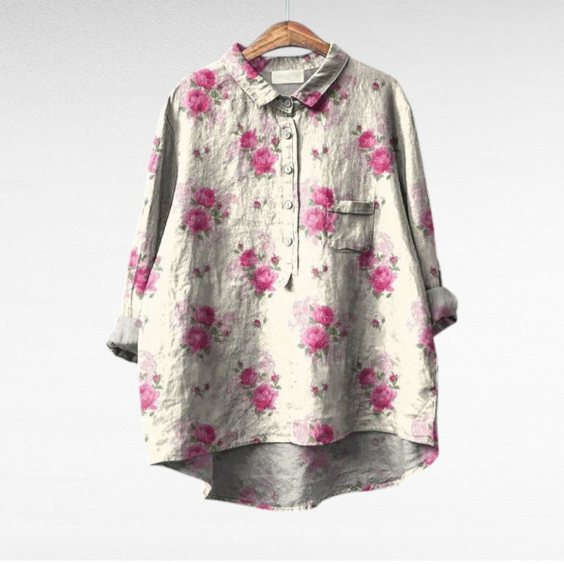 Camisa Elegante con Estampado Émilie (¡1+1 GRATIS!)