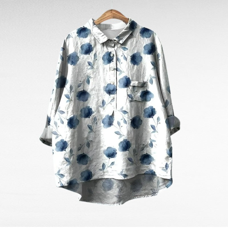 Camisa Elegante con Estampado Émilie (¡1+1 GRATIS!)