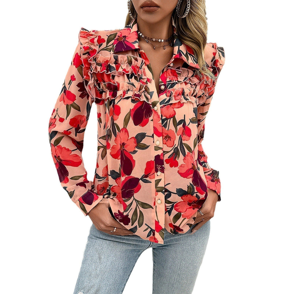 Top Elegante de Manga Larga Romy