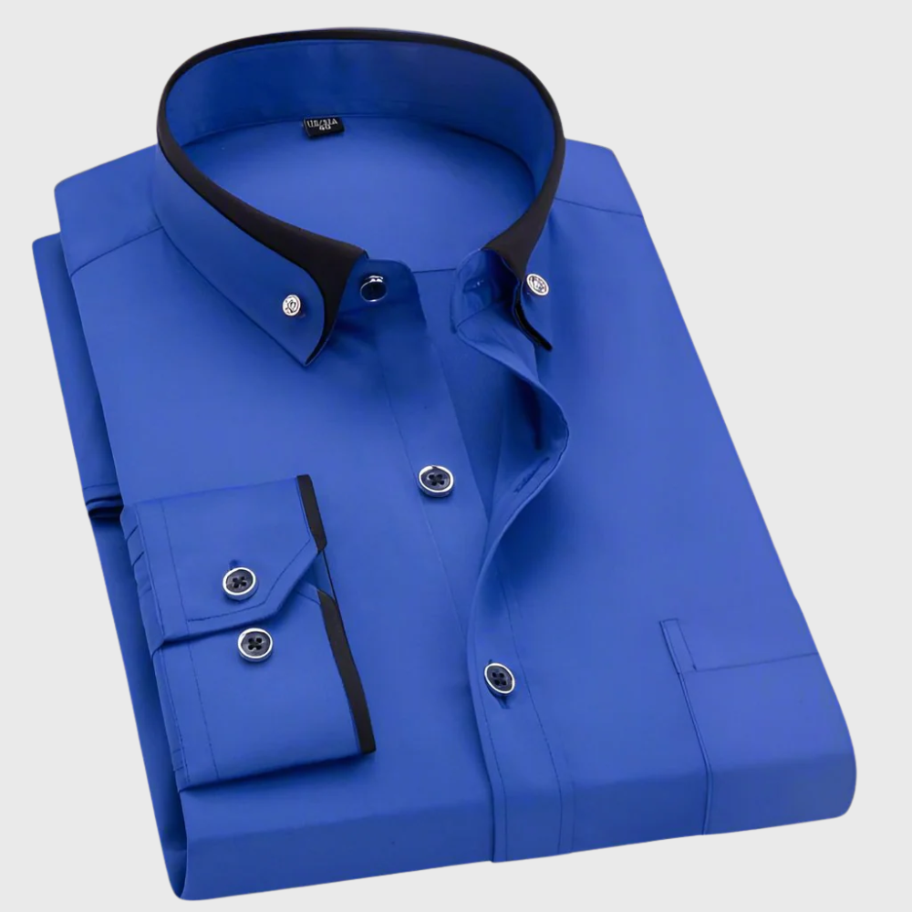 CAMISA CLÁSICA DE MANGA LARGA PARA HOMBRE
