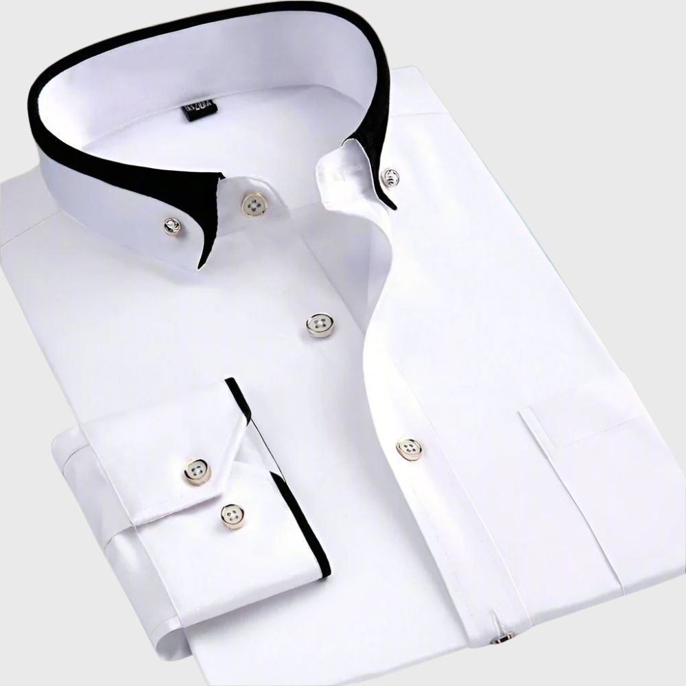 CAMISA CLÁSICA DE MANGA LARGA PARA HOMBRE