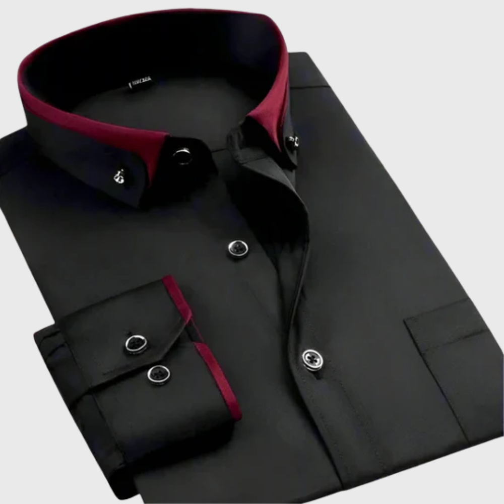 CAMISA CLÁSICA DE MANGA LARGA PARA HOMBRE