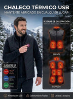 Chalor - Chaleco con 9 Zonas de Calor