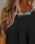 Top de punto elegante con lentejuelas Nina