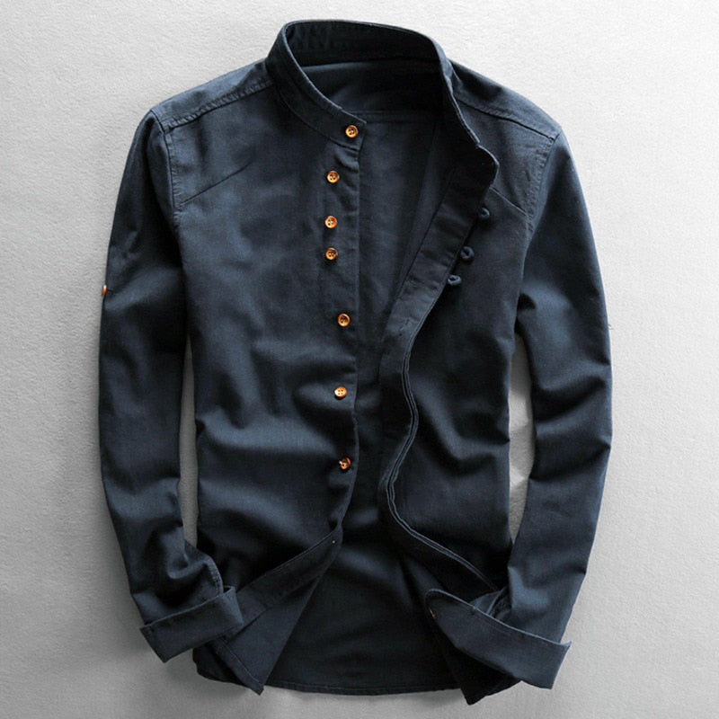 CAMISA DE HOMBRE INSPIRADA EN JAPÓN