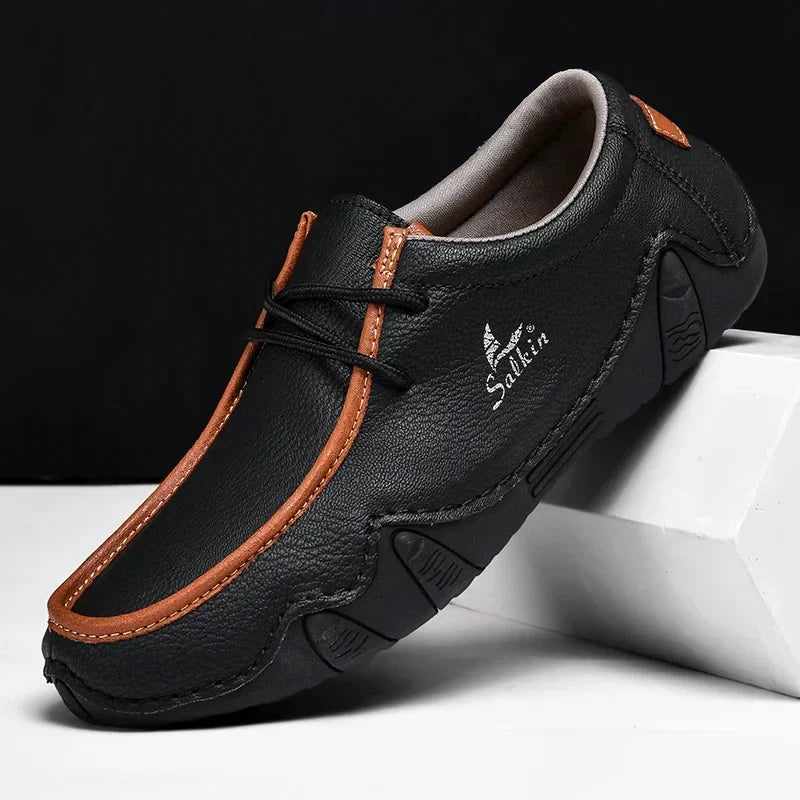 ZAPATOS ORTOPÉDICOS DE CUERO CON AJUSTE PRECISO