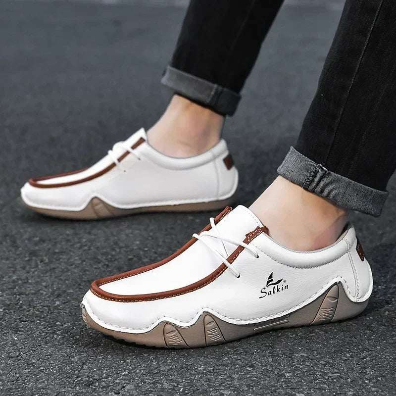 ZAPATOS ORTOPÉDICOS DE CUERO CON AJUSTE PRECISO