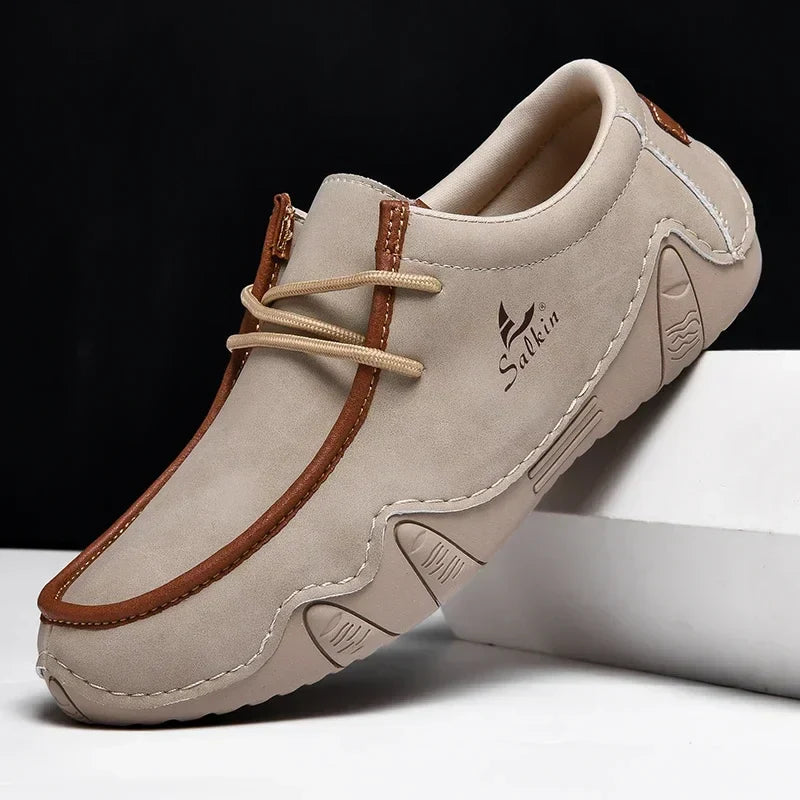 ZAPATOS ORTOPÉDICOS DE CUERO CON AJUSTE PRECISO