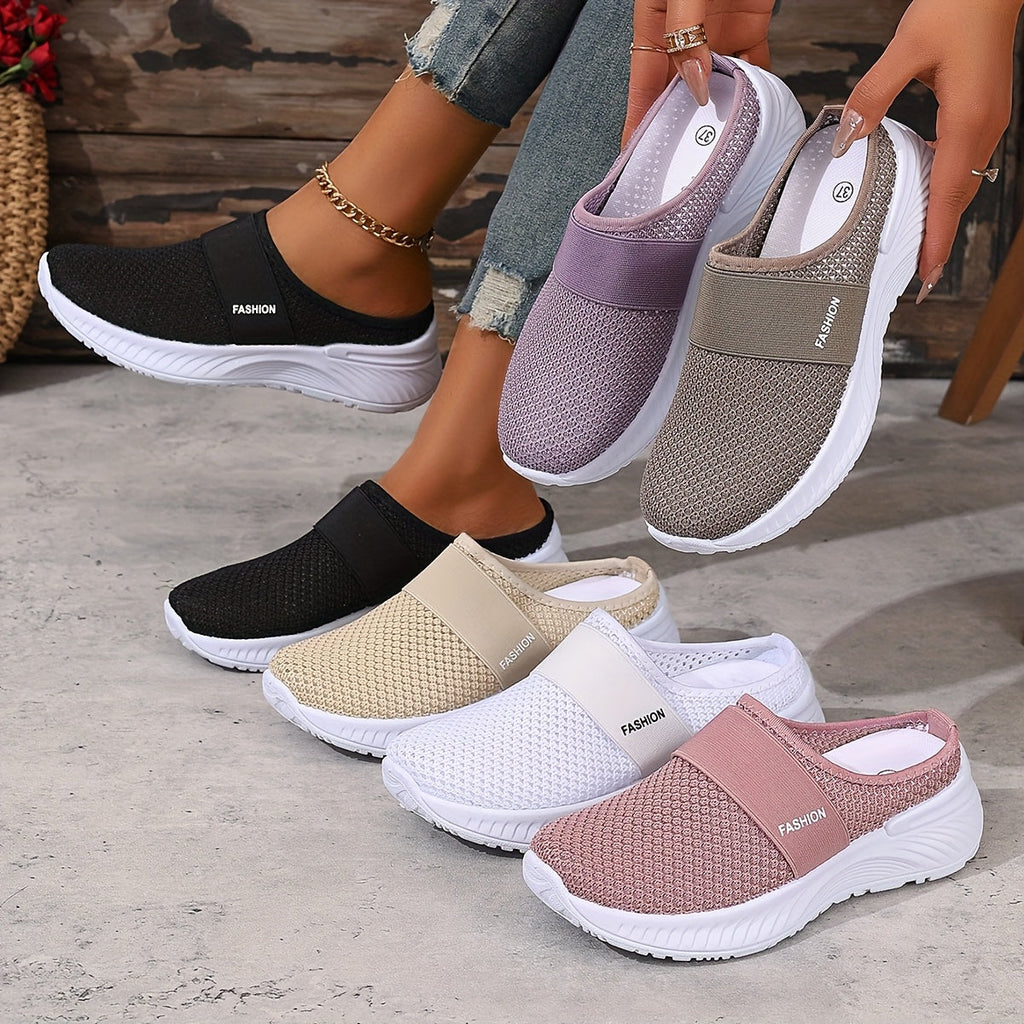 Zapatillas Mules Malla Transpirable Nicole