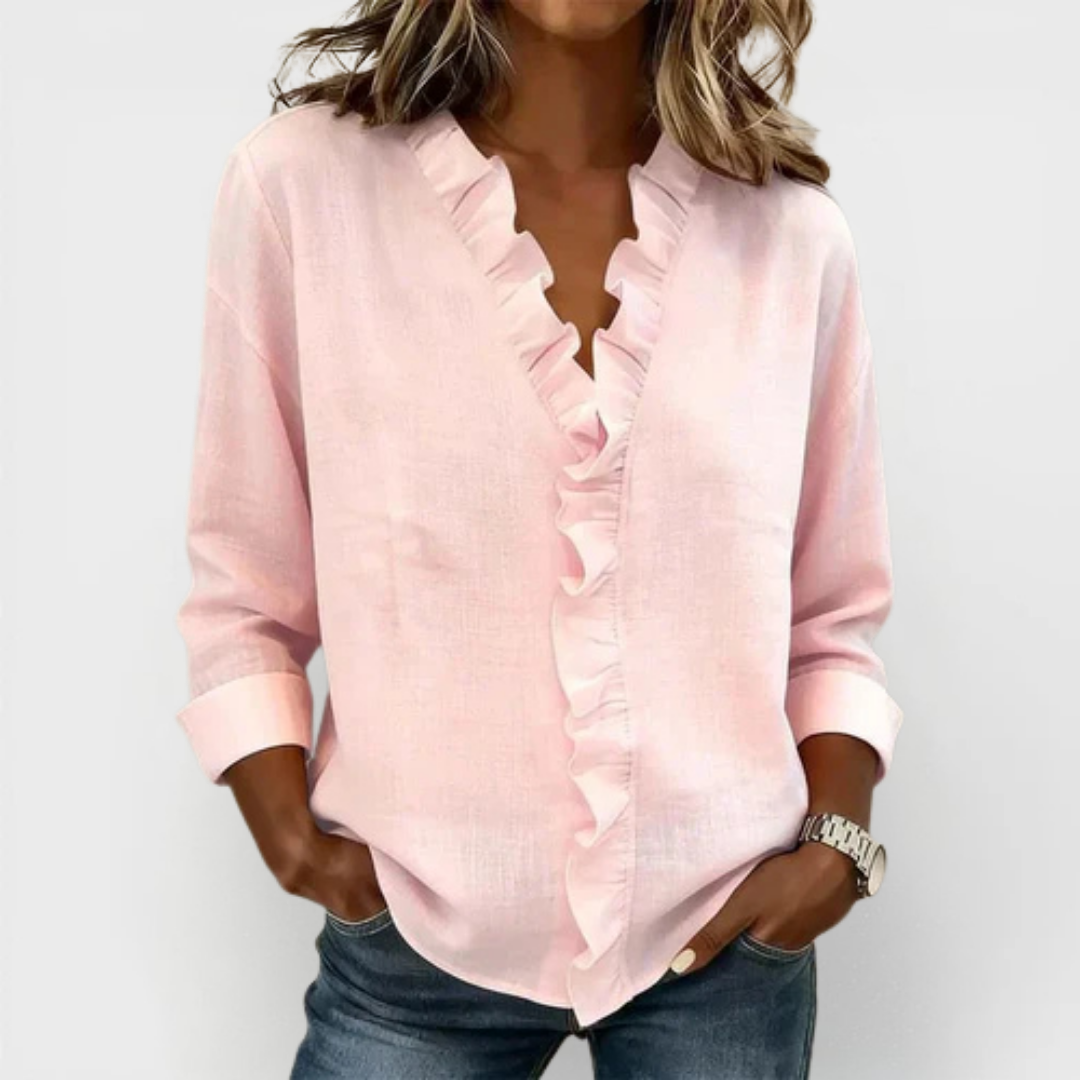 Blusa con volantes Susan