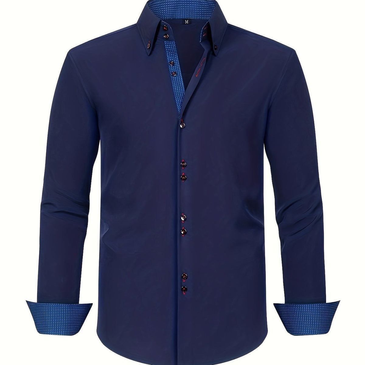 Camisa elegante y ligera con detalles en contraste