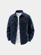 Camisa utilitaria de manga larga para hombre