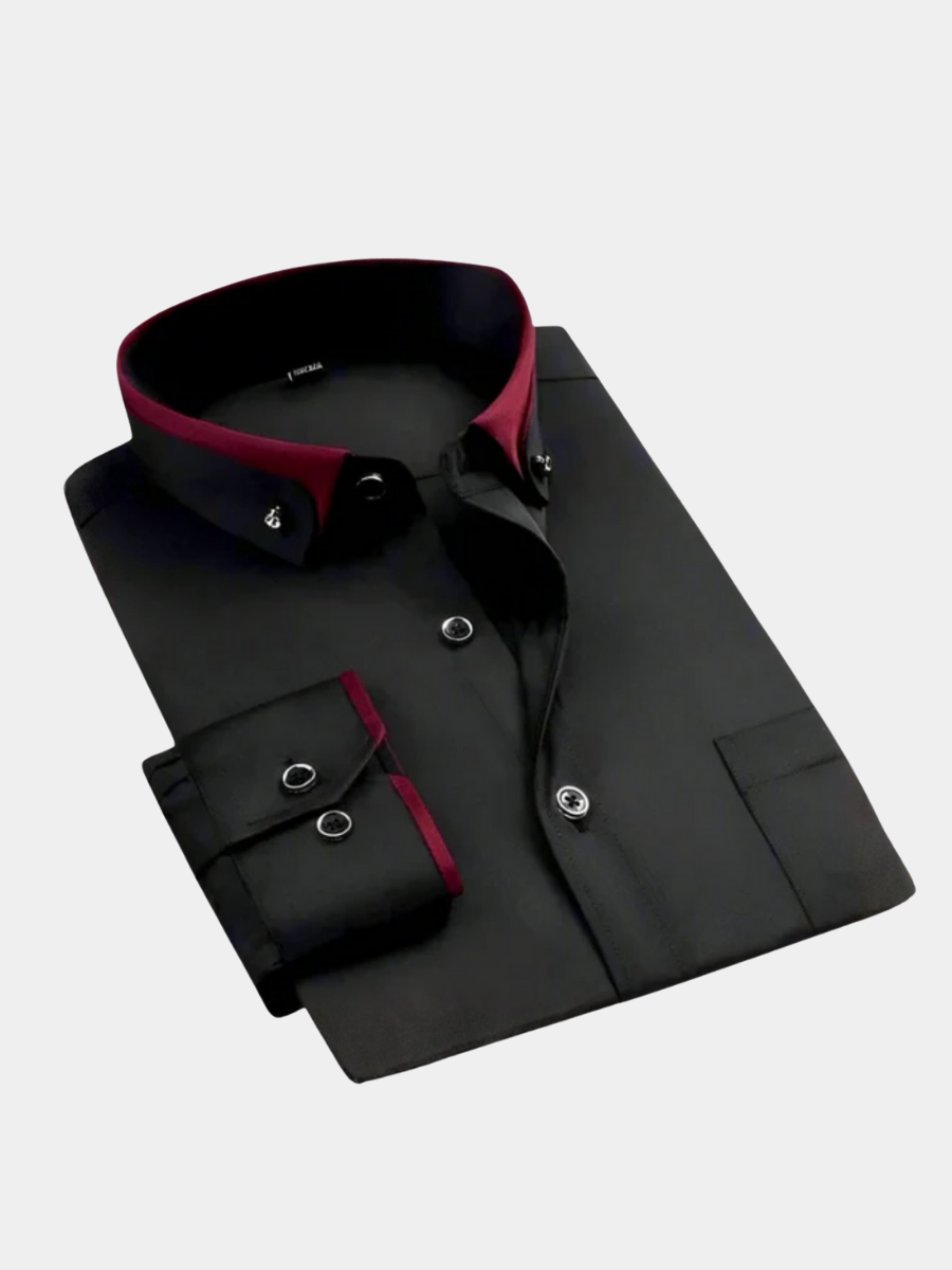 CAMISA CLÁSICA DE MANGA LARGA PARA HOMBRE