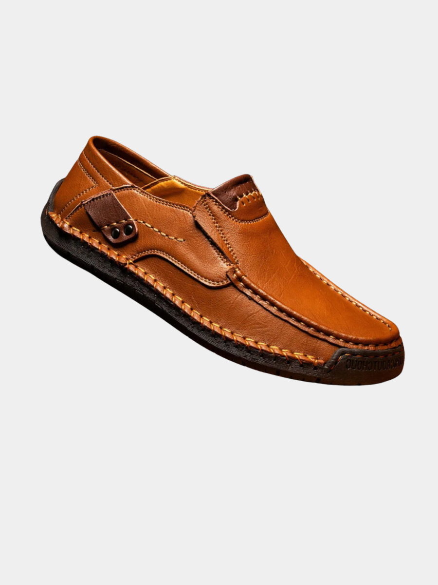 MOCASINES CLÁSICOS DE CUERO PARA HOMBRE