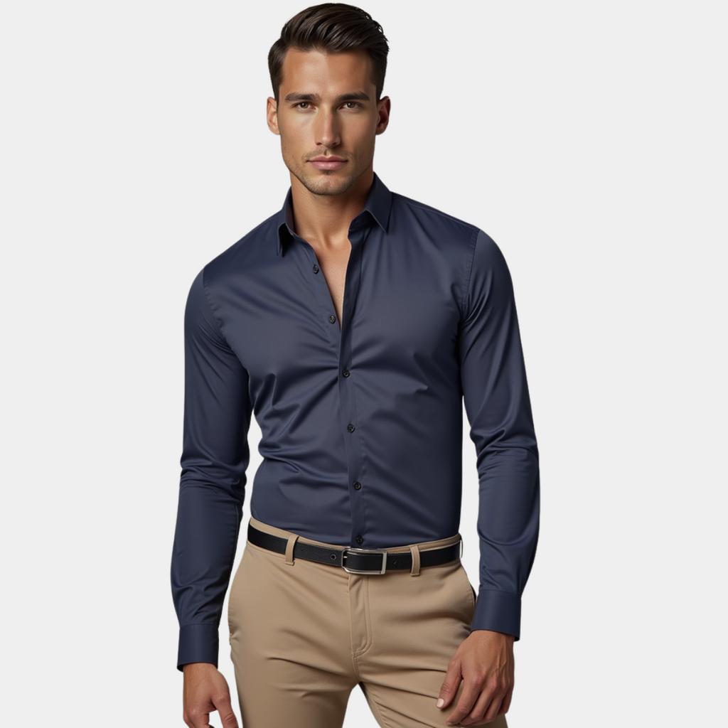 CAMISA ANTIARRUGAS PARA HOMBRE