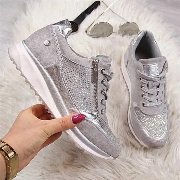 Zapatillas Compensadas con Cremallera Sophie