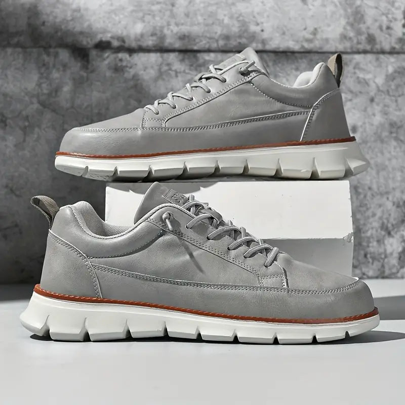 ZAPATILLAS DE CUERO CON SOPORTE