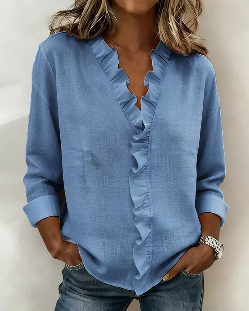 Blusa con volantes Susan