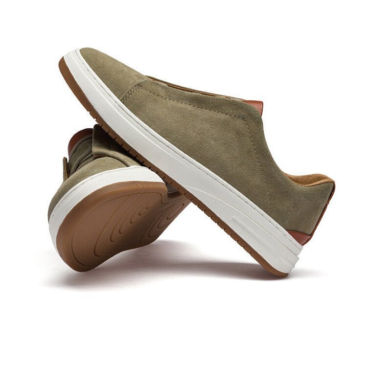 ZAPATOS SIN CORDONES DE ANTE PARA HOMBRE