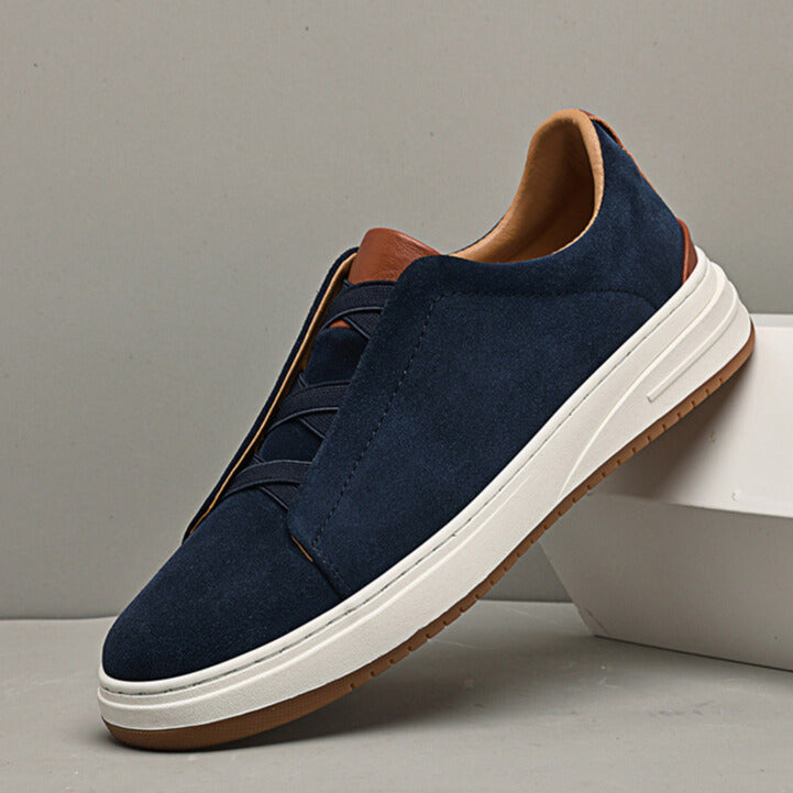 ZAPATOS SIN CORDONES DE ANTE PARA HOMBRE