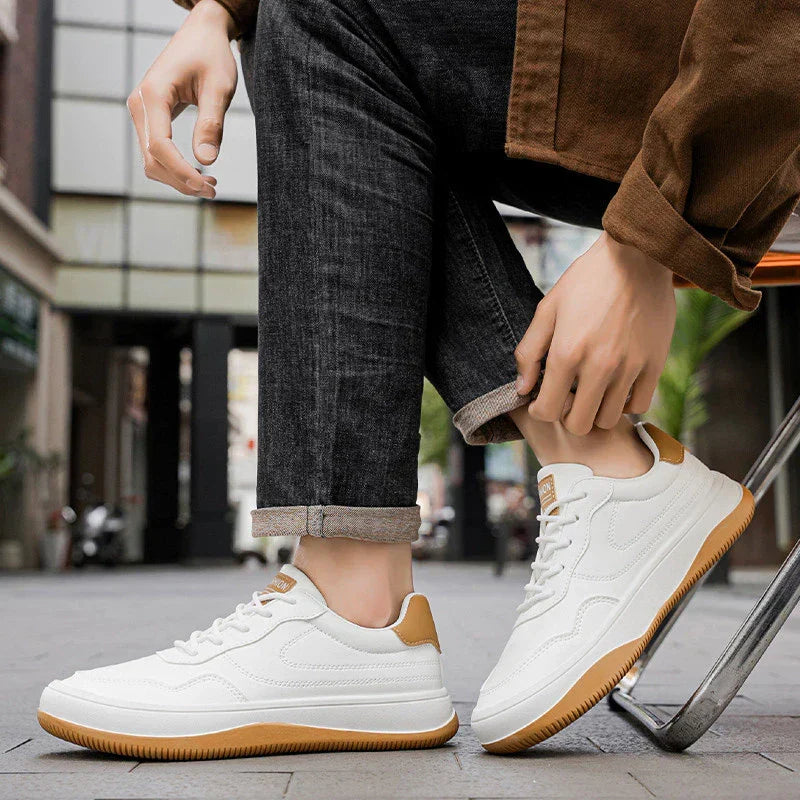 ZAPATILLAS DE CUERO GENUINO
