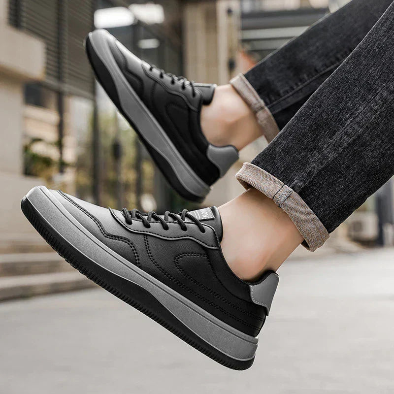 ZAPATILLAS DE CUERO GENUINO