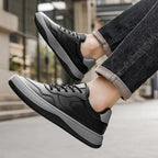 ZAPATILLAS DE CUERO GENUINO