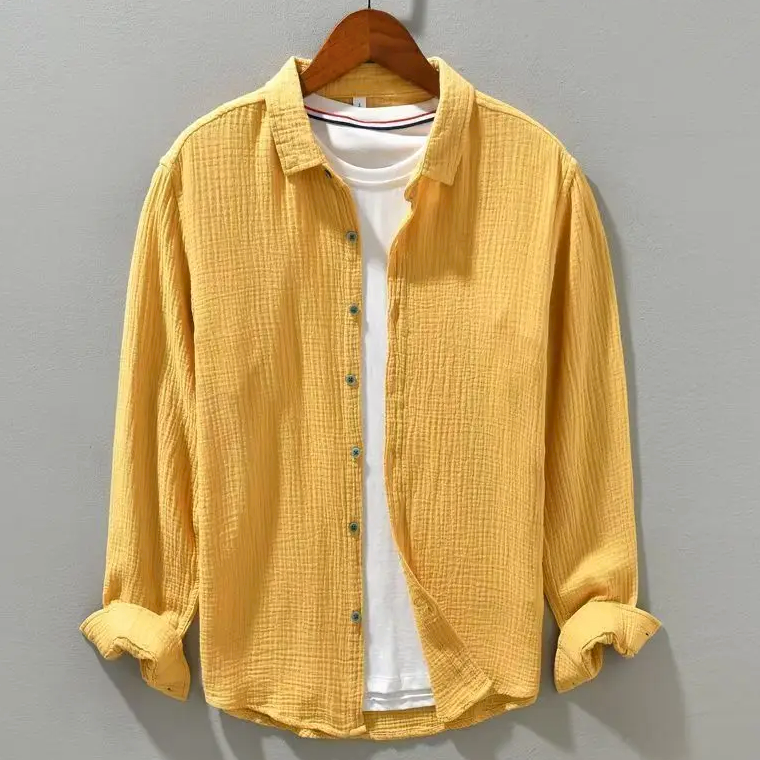 CAMISA ELEGANTE DE ALGODÓN SUAVE COMO LA SEDA
