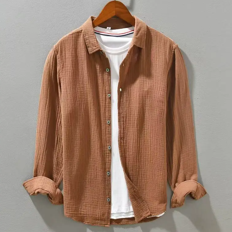 CAMISA ELEGANTE DE ALGODÓN SUAVE COMO LA SEDA