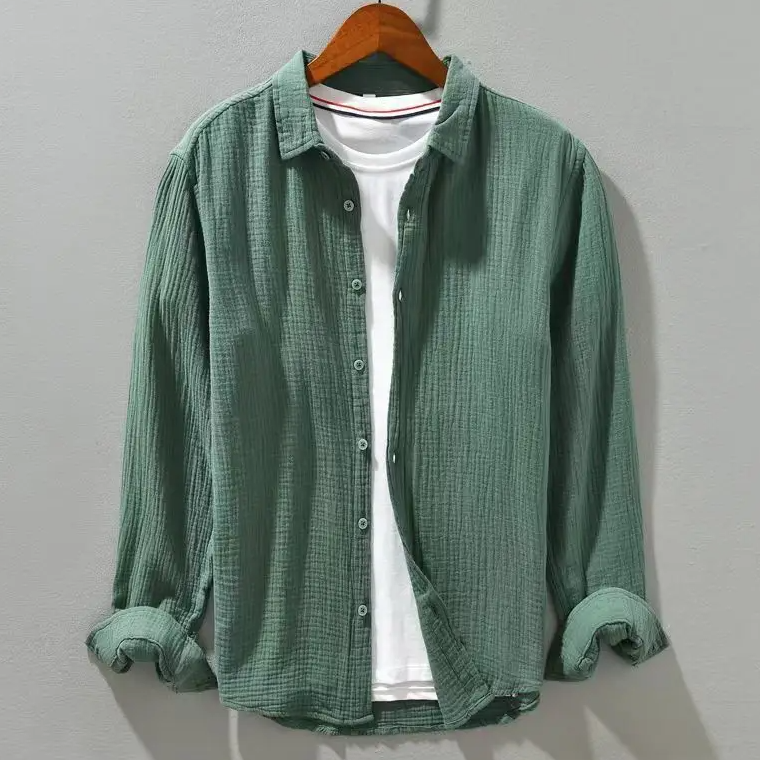 CAMISA ELEGANTE DE ALGODÓN SUAVE COMO LA SEDA
