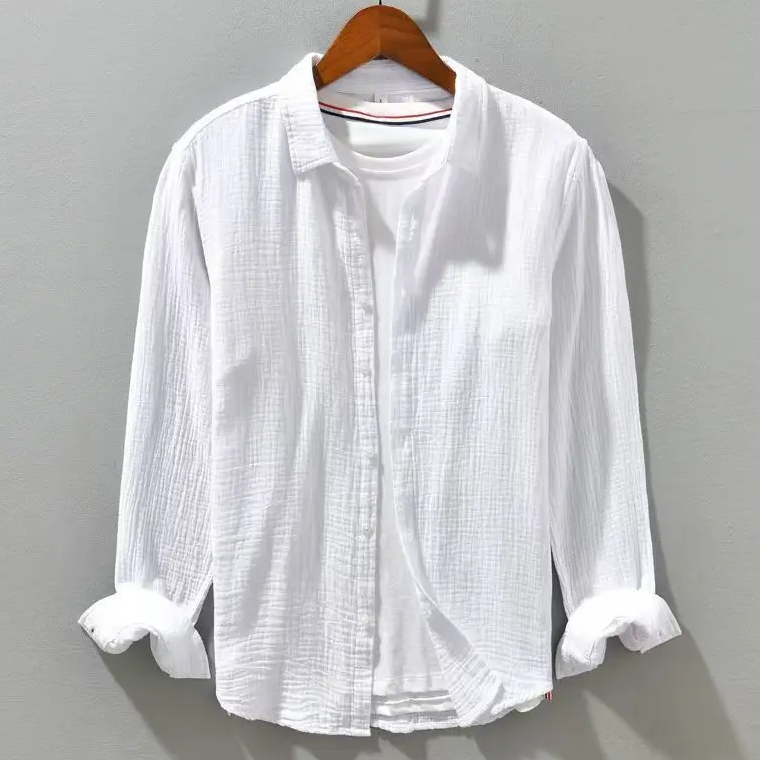 CAMISA ELEGANTE DE ALGODÓN SUAVE COMO LA SEDA