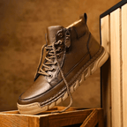 BOTAS DE CUERO PARA HOMBRE