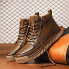 BOTAS DE CUERO PARA HOMBRE