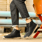 BOTAS DE CUERO PARA HOMBRE