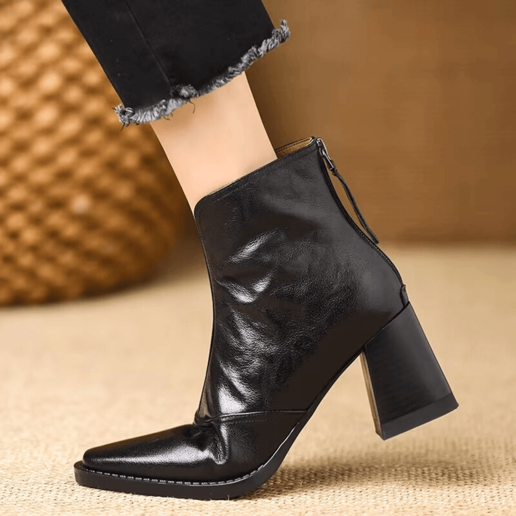 Botines Elegantes de Tacón Medio